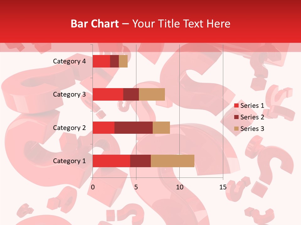 Asking Confusion Three Dimensional Shape PowerPoint Template