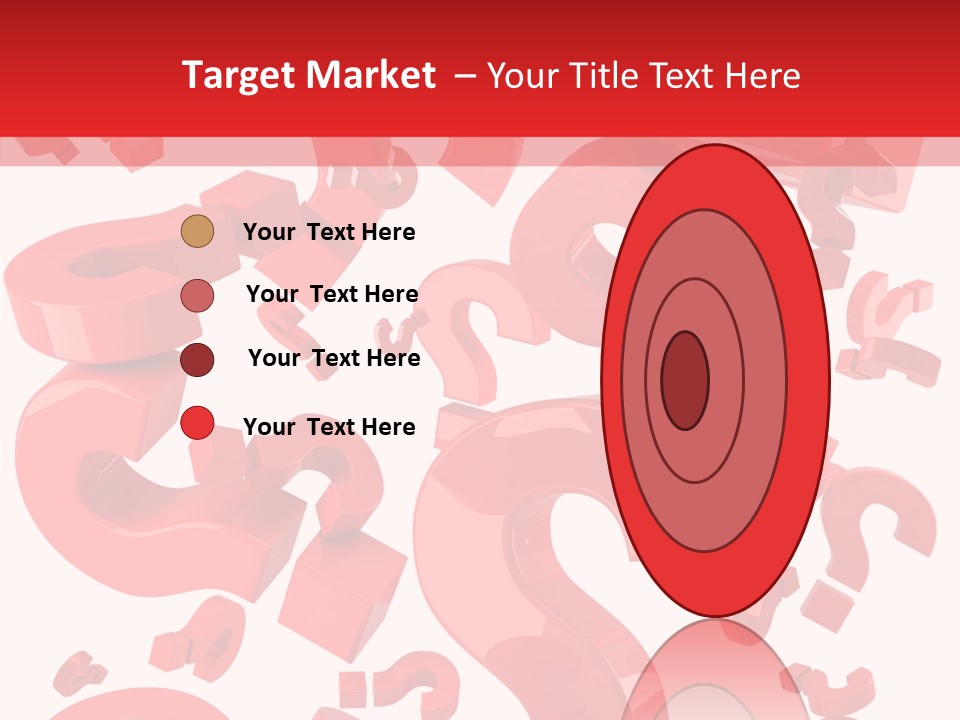 Asking Confusion Three Dimensional Shape PowerPoint Template