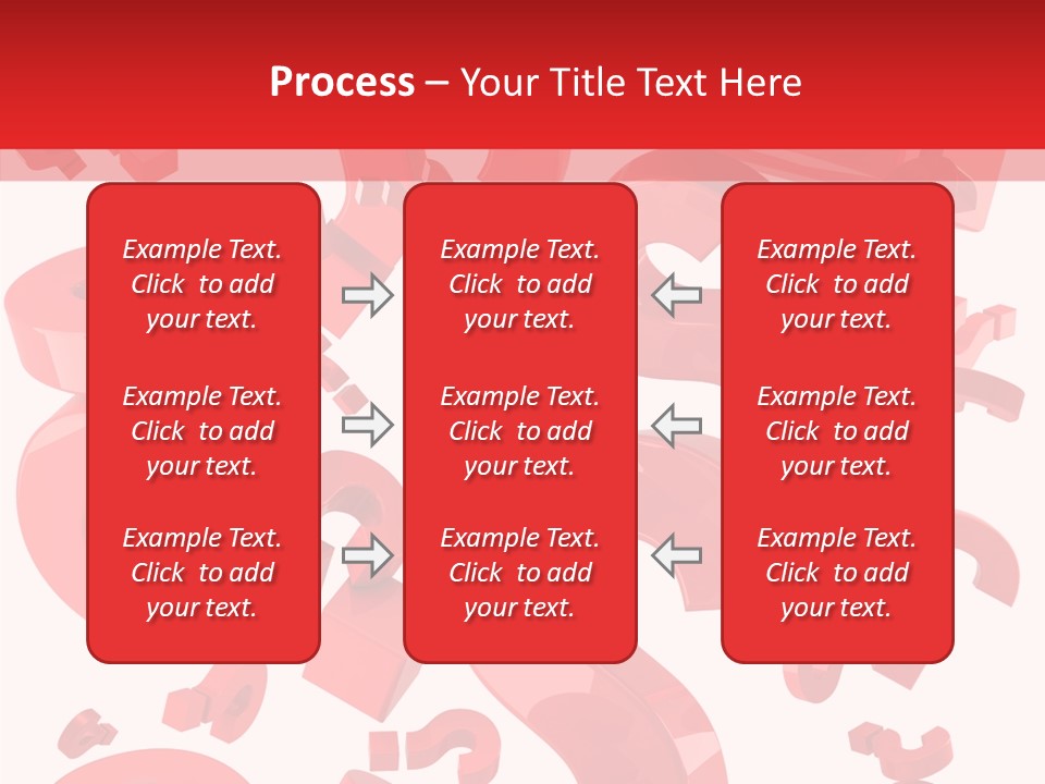 Asking Confusion Three Dimensional Shape PowerPoint Template