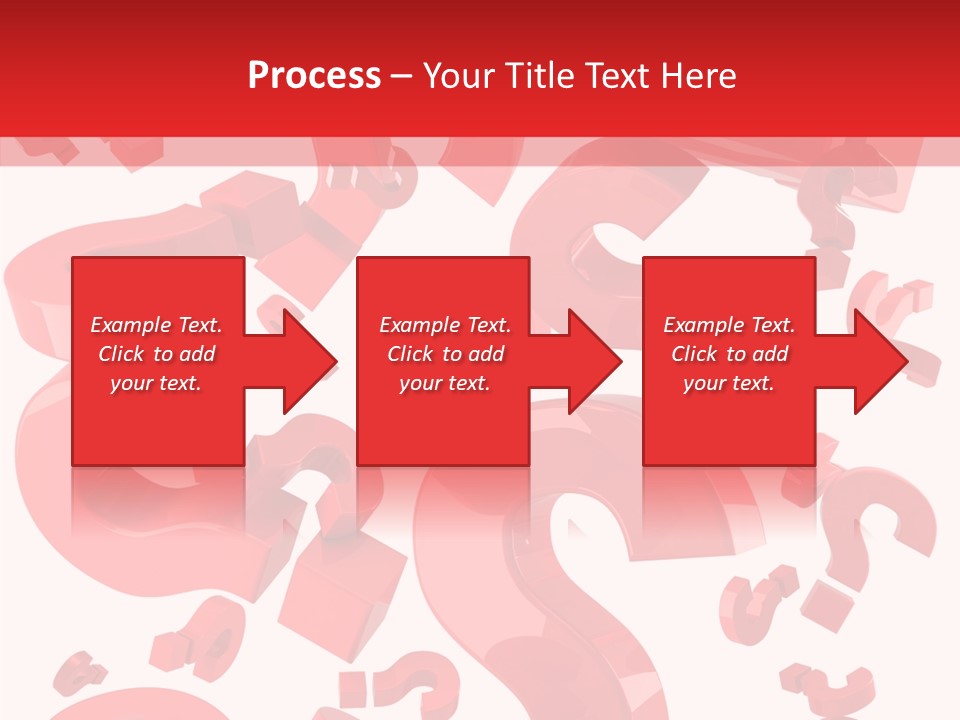 Asking Confusion Three Dimensional Shape PowerPoint Template