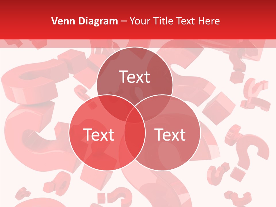 Asking Confusion Three Dimensional Shape PowerPoint Template
