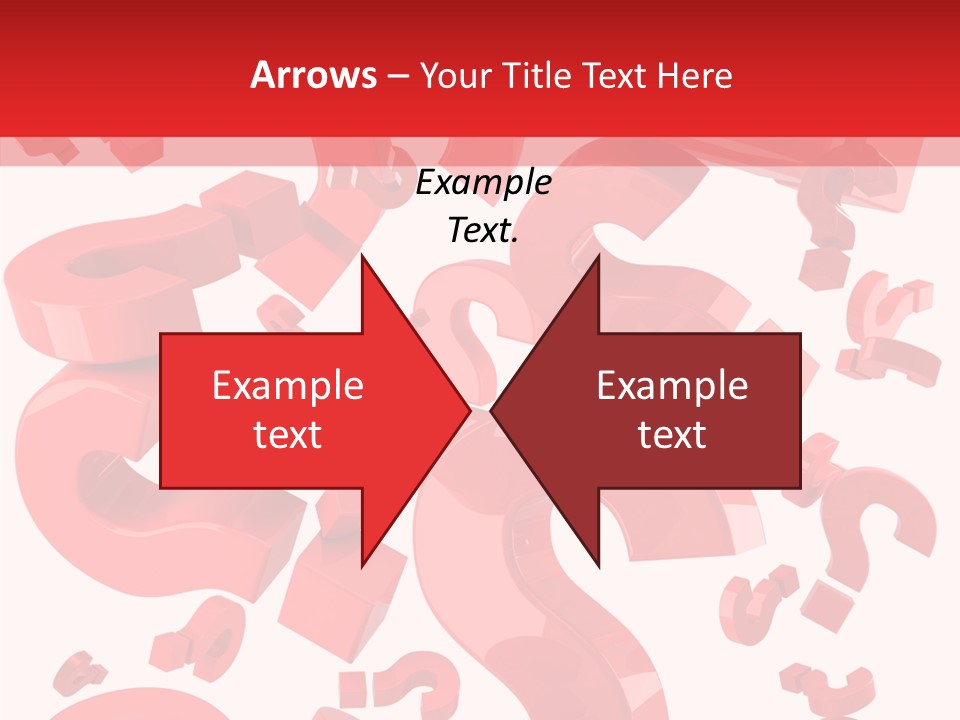 Asking Confusion Three Dimensional Shape PowerPoint Template