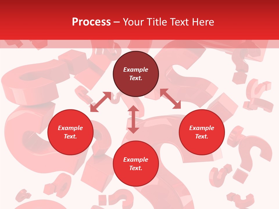 Asking Confusion Three Dimensional Shape PowerPoint Template