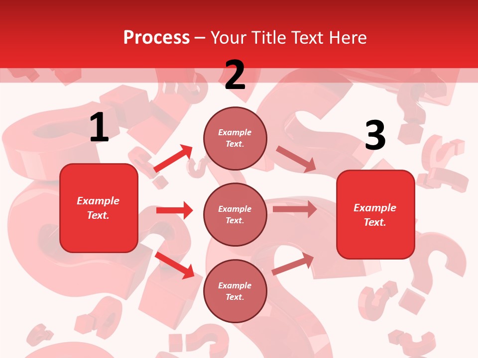 Asking Confusion Three Dimensional Shape PowerPoint Template