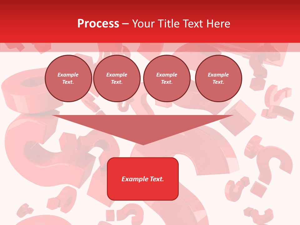 Asking Confusion Three Dimensional Shape PowerPoint Template