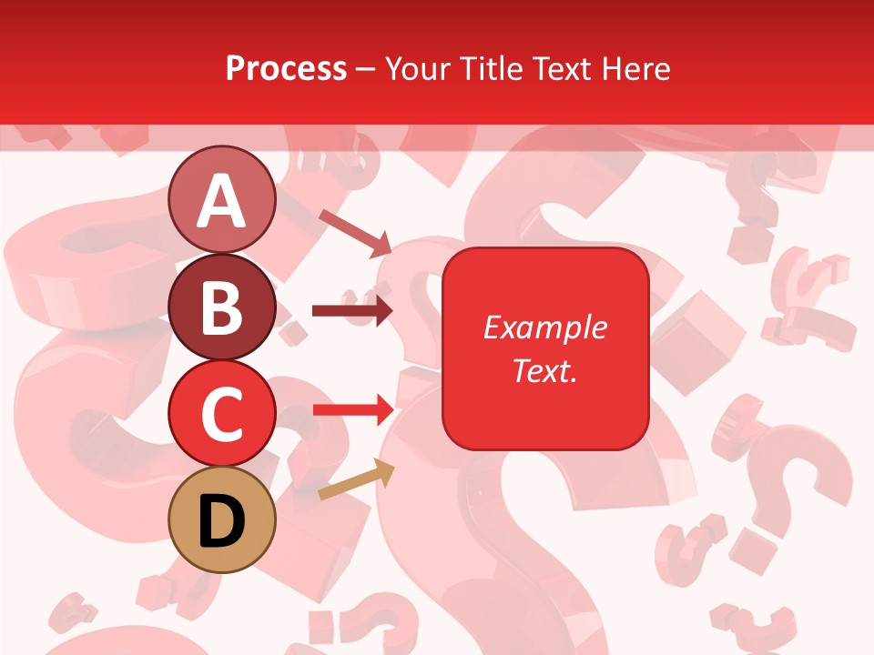 Asking Confusion Three Dimensional Shape PowerPoint Template