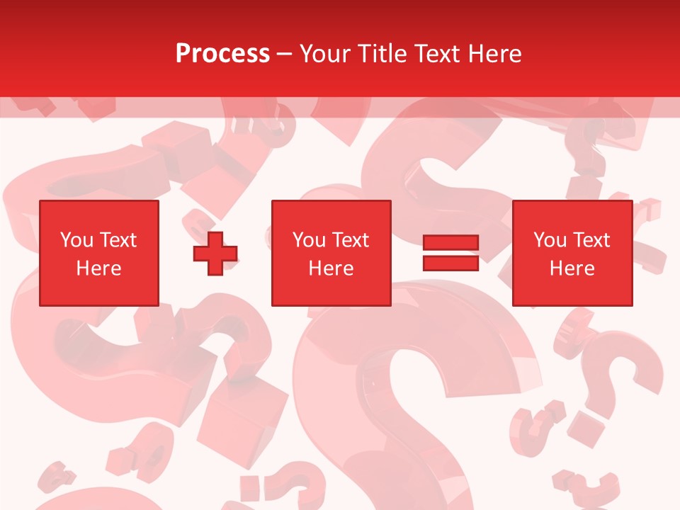 Asking Confusion Three Dimensional Shape PowerPoint Template