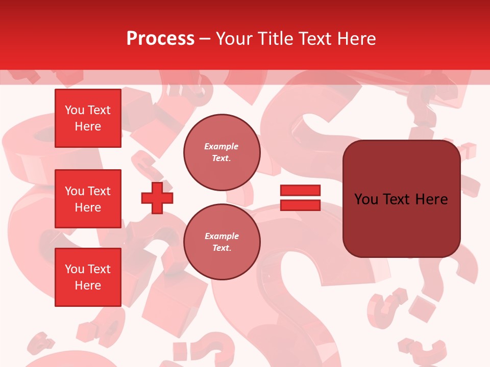 Asking Confusion Three Dimensional Shape PowerPoint Template