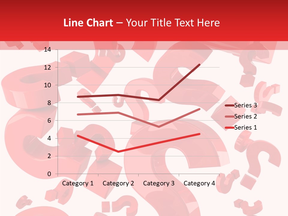 Asking Confusion Three Dimensional Shape PowerPoint Template