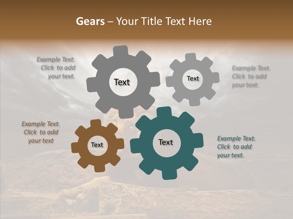 Outdoors Outside Background PowerPoint Template