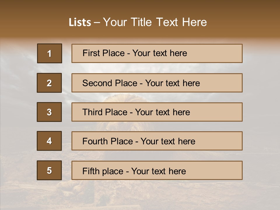 Outdoors Outside Background PowerPoint Template