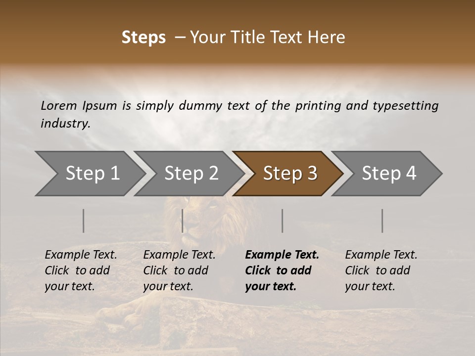 Outdoors Outside Background PowerPoint Template