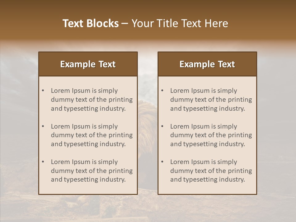 Outdoors Outside Background PowerPoint Template