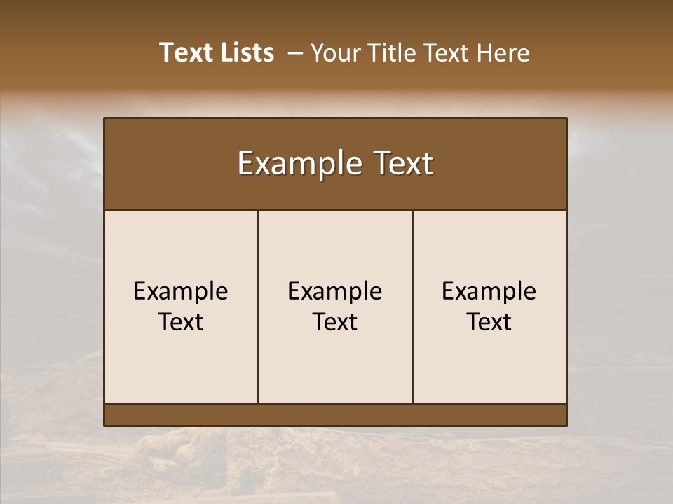 Outdoors Outside Background PowerPoint Template