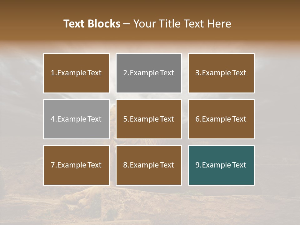 Outdoors Outside Background PowerPoint Template