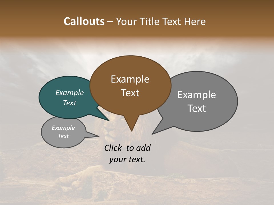 Outdoors Outside Background PowerPoint Template