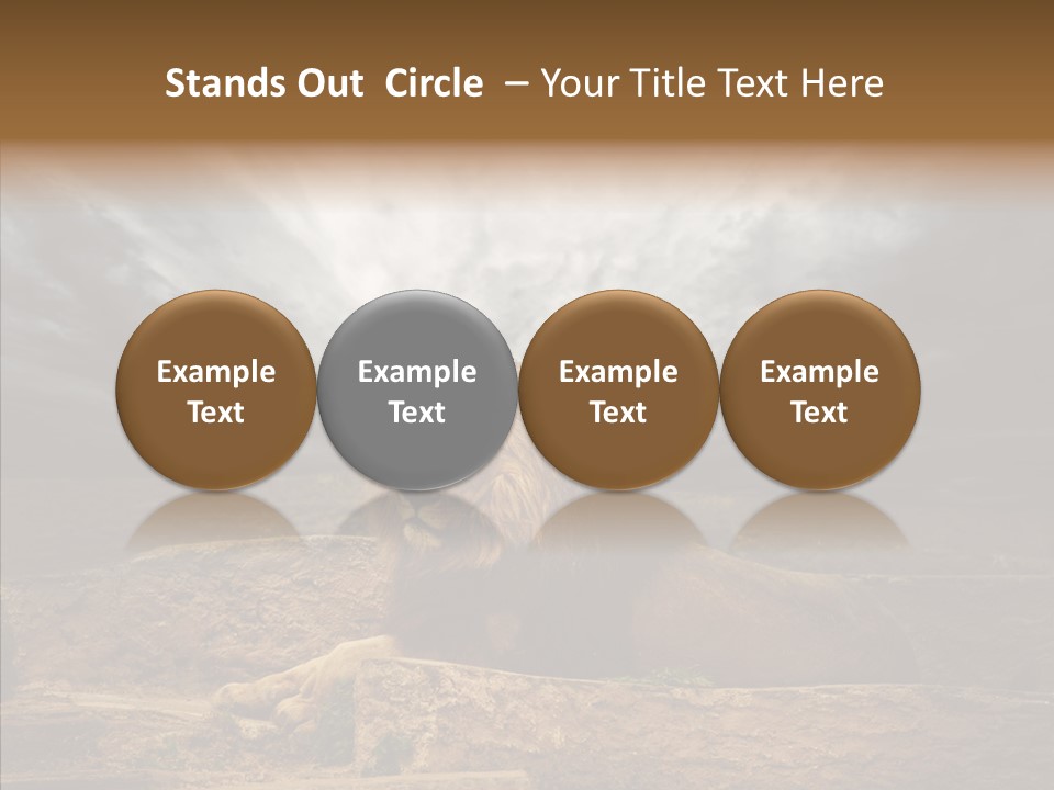 Outdoors Outside Background PowerPoint Template