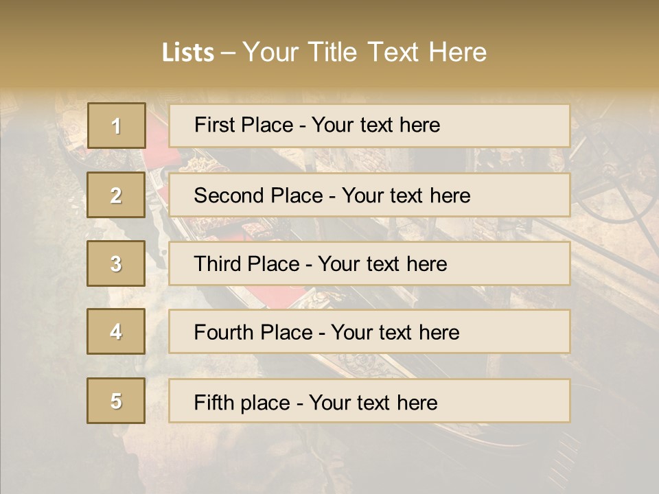 Standing Vintage Old PowerPoint Template