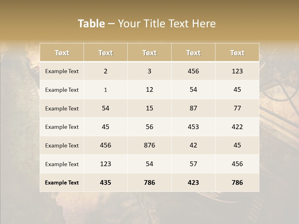 Standing Vintage Old PowerPoint Template