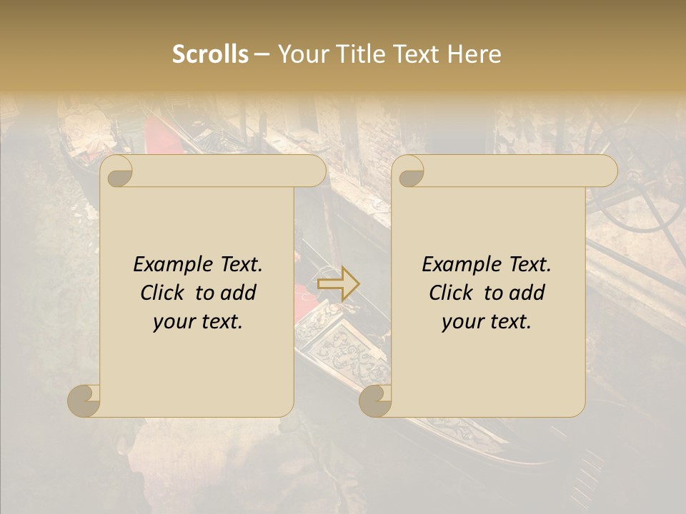 Standing Vintage Old PowerPoint Template