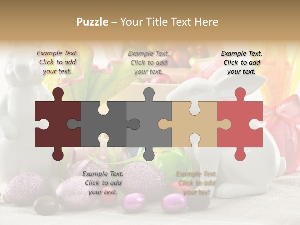 Holiday Mirror Ribbon PowerPoint Template