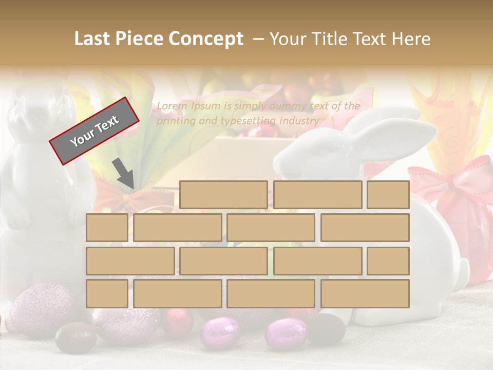 Holiday Mirror Ribbon PowerPoint Template