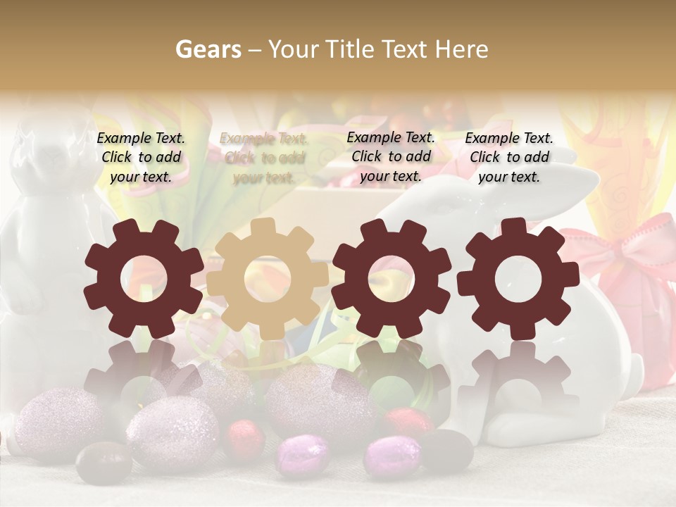 Holiday Mirror Ribbon PowerPoint Template