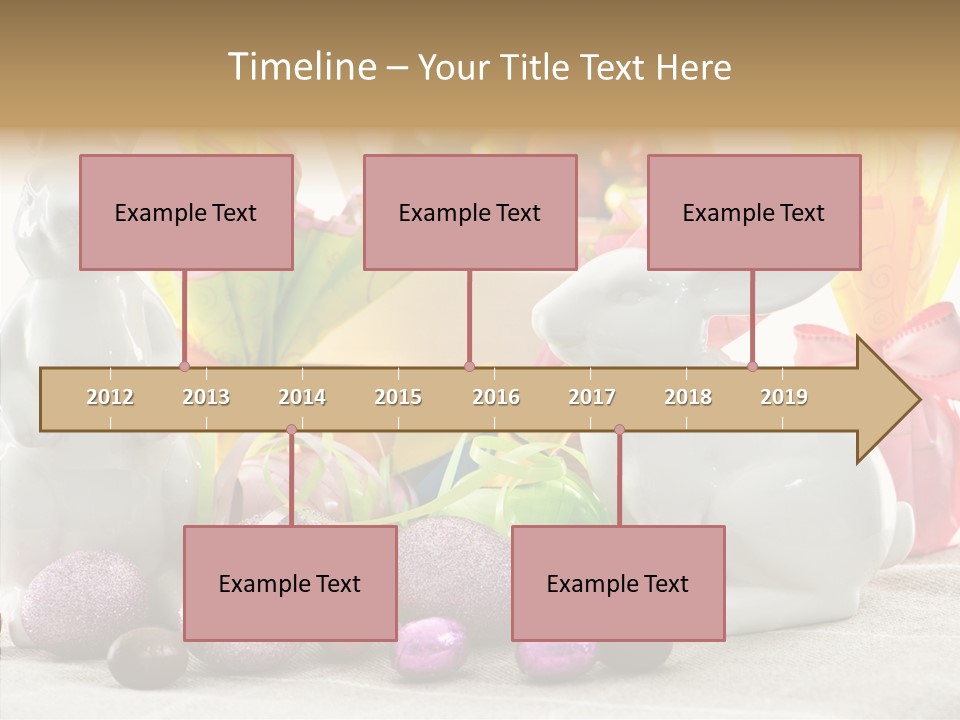 Holiday Mirror Ribbon PowerPoint Template