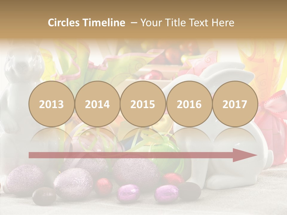 Holiday Mirror Ribbon PowerPoint Template