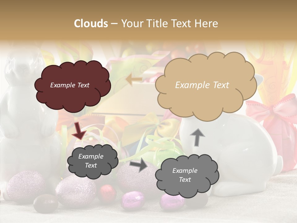 Holiday Mirror Ribbon PowerPoint Template