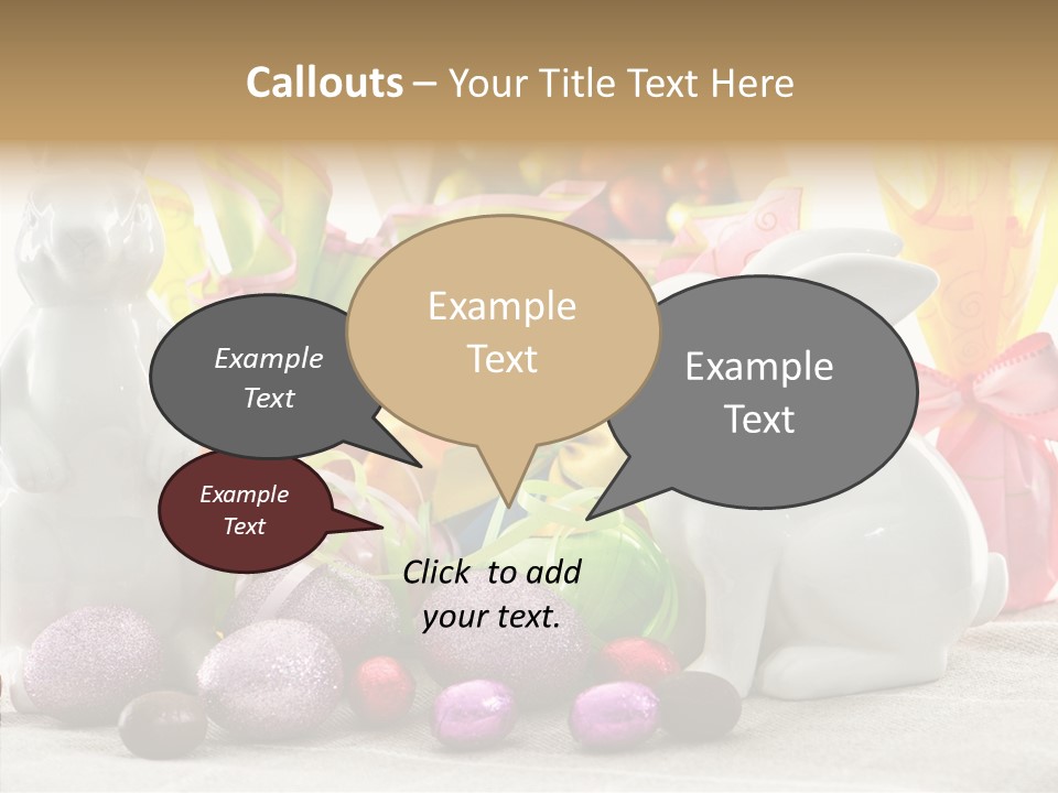 Holiday Mirror Ribbon PowerPoint Template