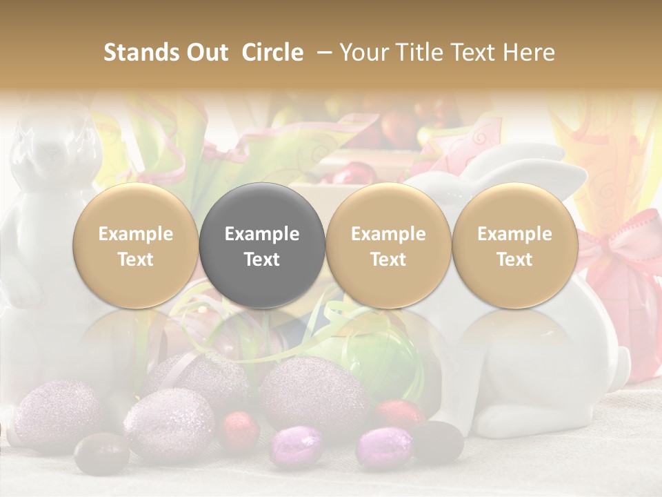 Holiday Mirror Ribbon PowerPoint Template