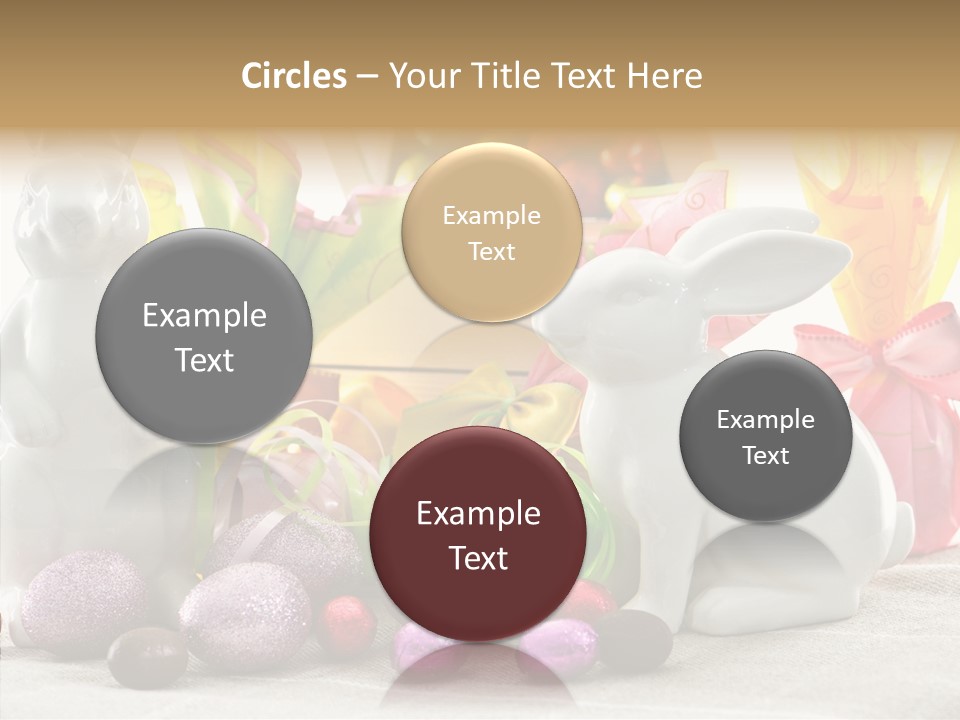 Holiday Mirror Ribbon PowerPoint Template