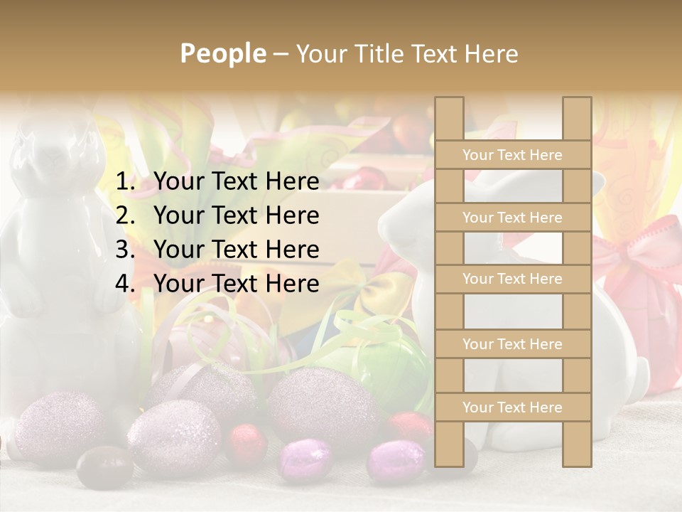 Holiday Mirror Ribbon PowerPoint Template