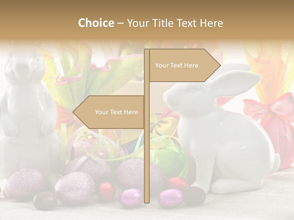 Holiday Mirror Ribbon PowerPoint Template