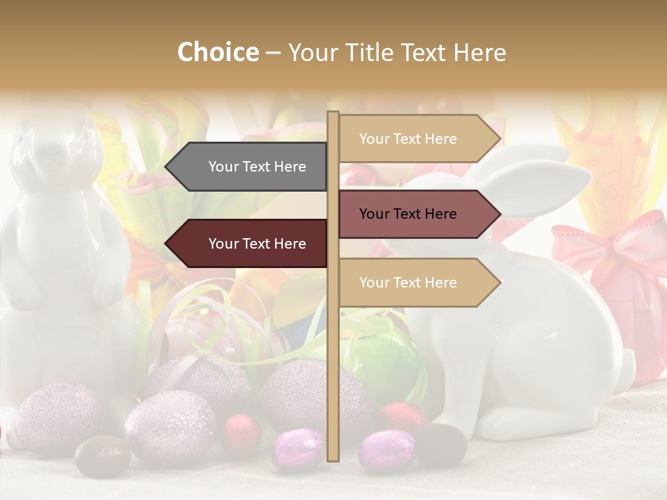 Holiday Mirror Ribbon PowerPoint Template