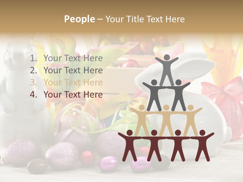 Holiday Mirror Ribbon PowerPoint Template