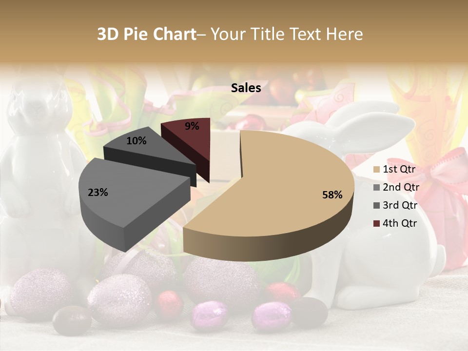 Holiday Mirror Ribbon PowerPoint Template