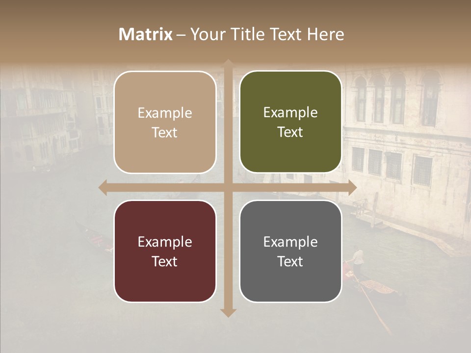 Transportation Old Venedig PowerPoint Template