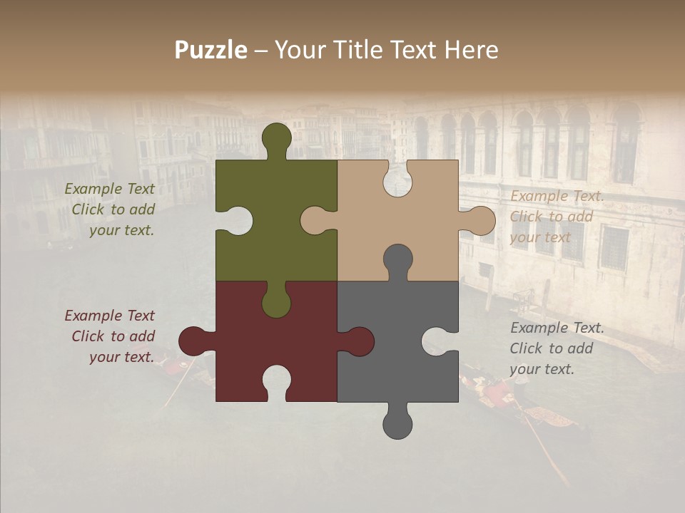 Transportation Old Venedig PowerPoint Template