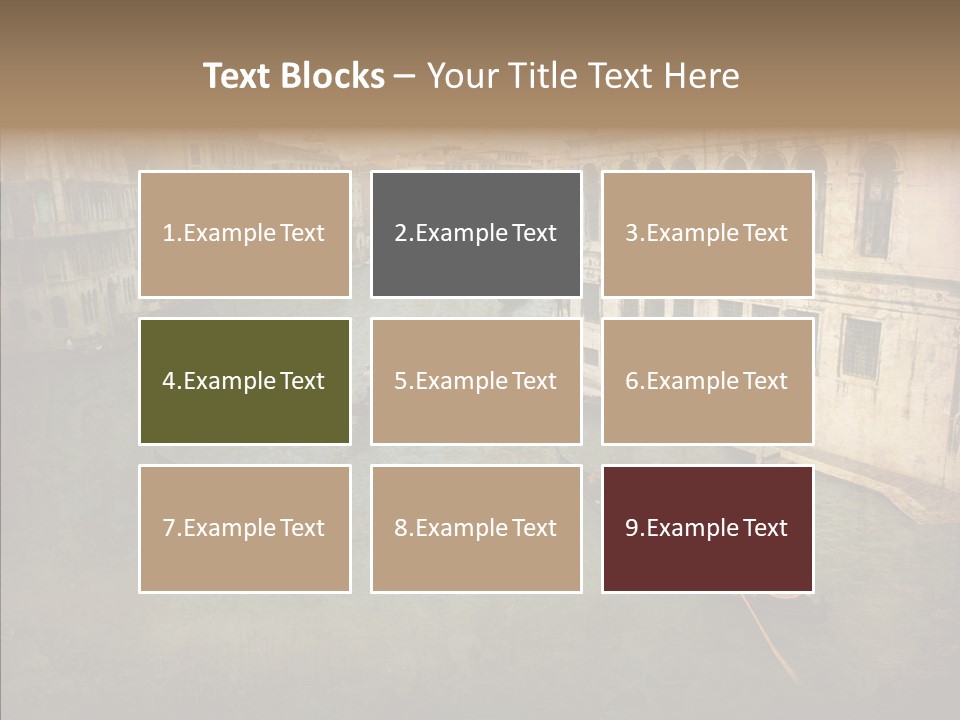 Transportation Old Venedig PowerPoint Template