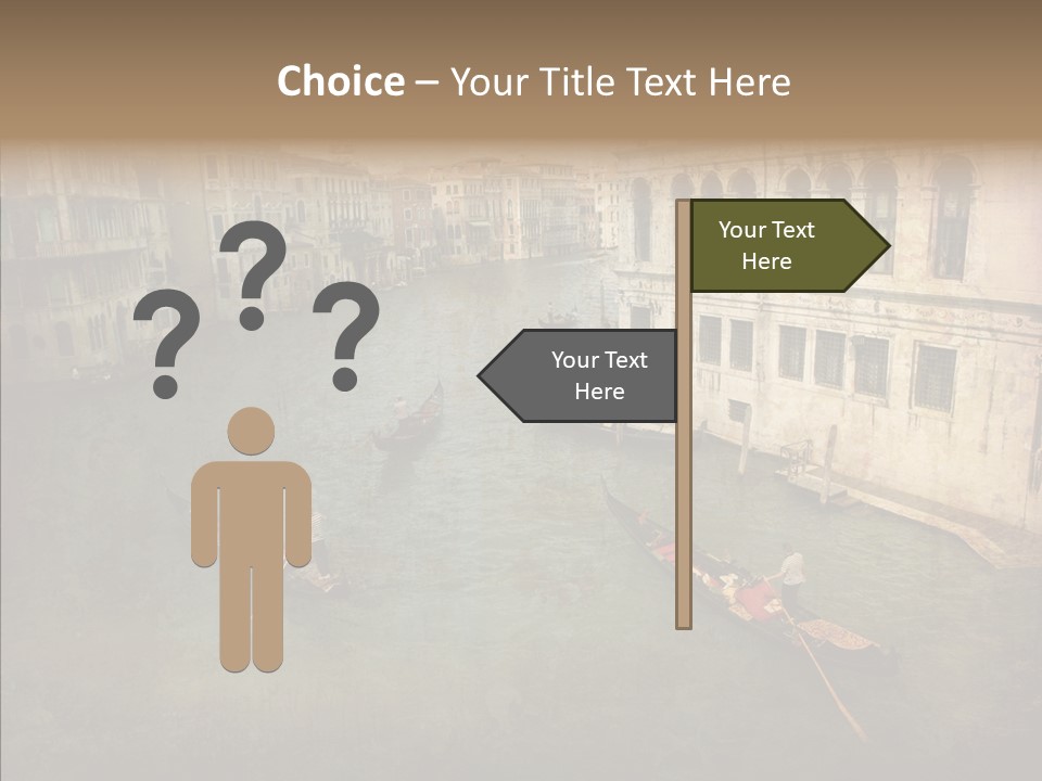 Transportation Old Venedig PowerPoint Template