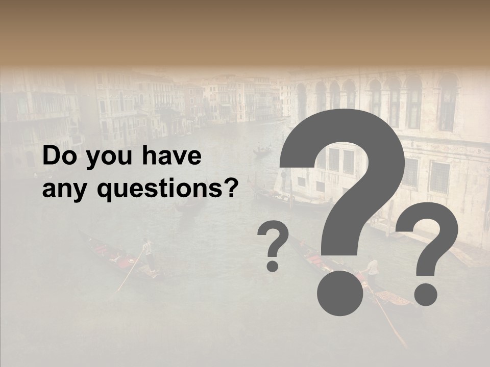 Transportation Old Venedig PowerPoint Template