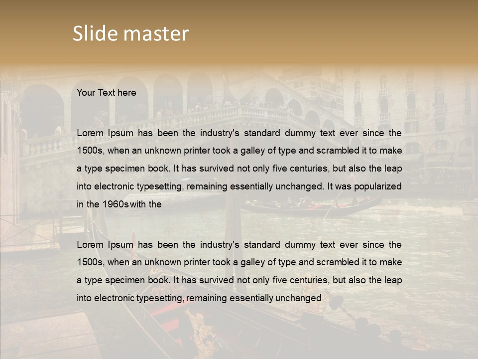 Europe Beautiful Rialto PowerPoint Template