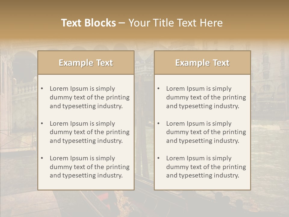 Europe Beautiful Rialto PowerPoint Template