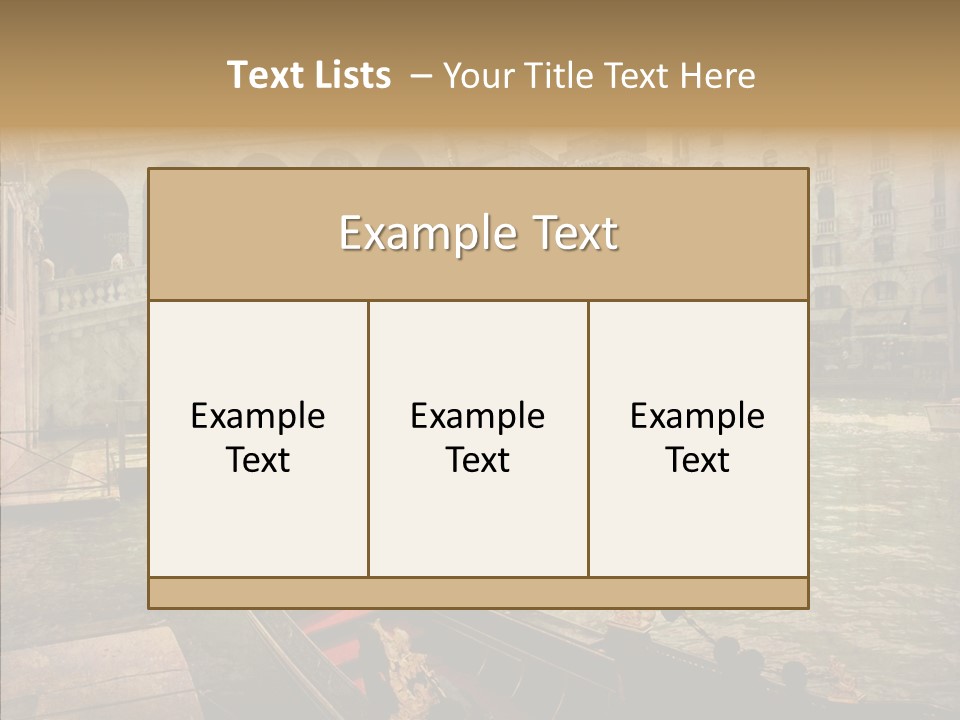 Europe Beautiful Rialto PowerPoint Template