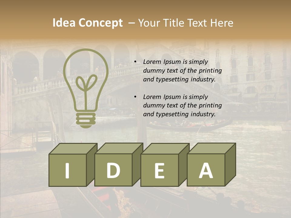 Europe Beautiful Rialto PowerPoint Template