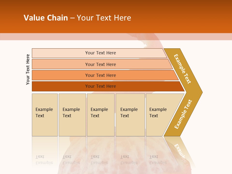 Single Mandarin Healthy PowerPoint Template