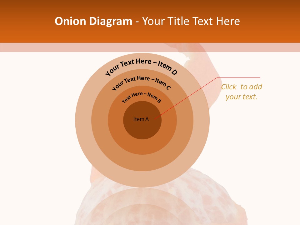 Single Mandarin Healthy PowerPoint Template