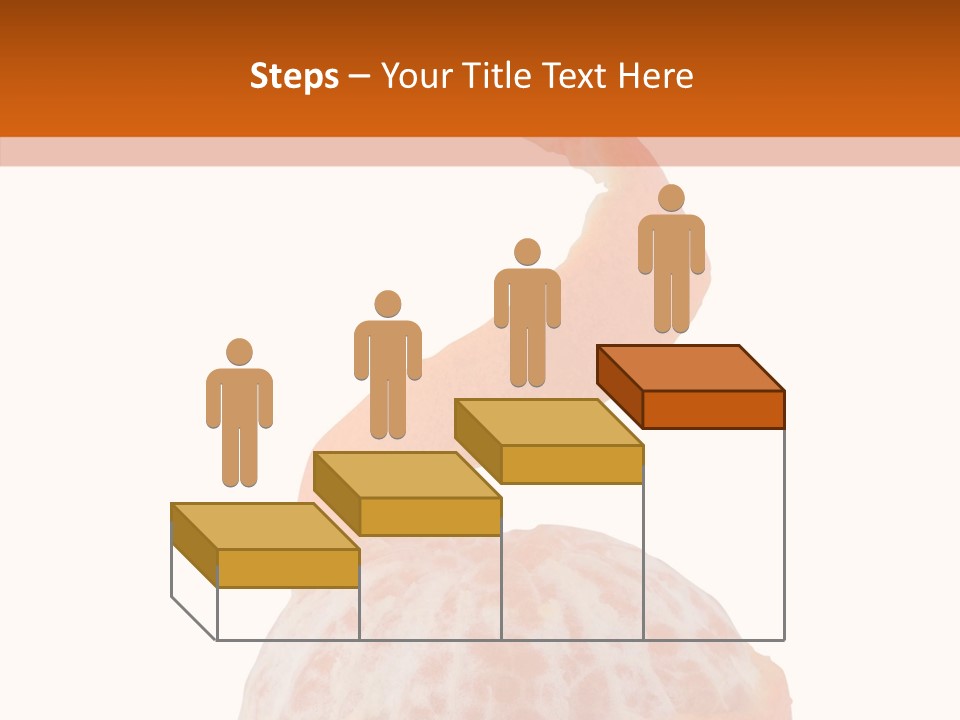 Single Mandarin Healthy PowerPoint Template